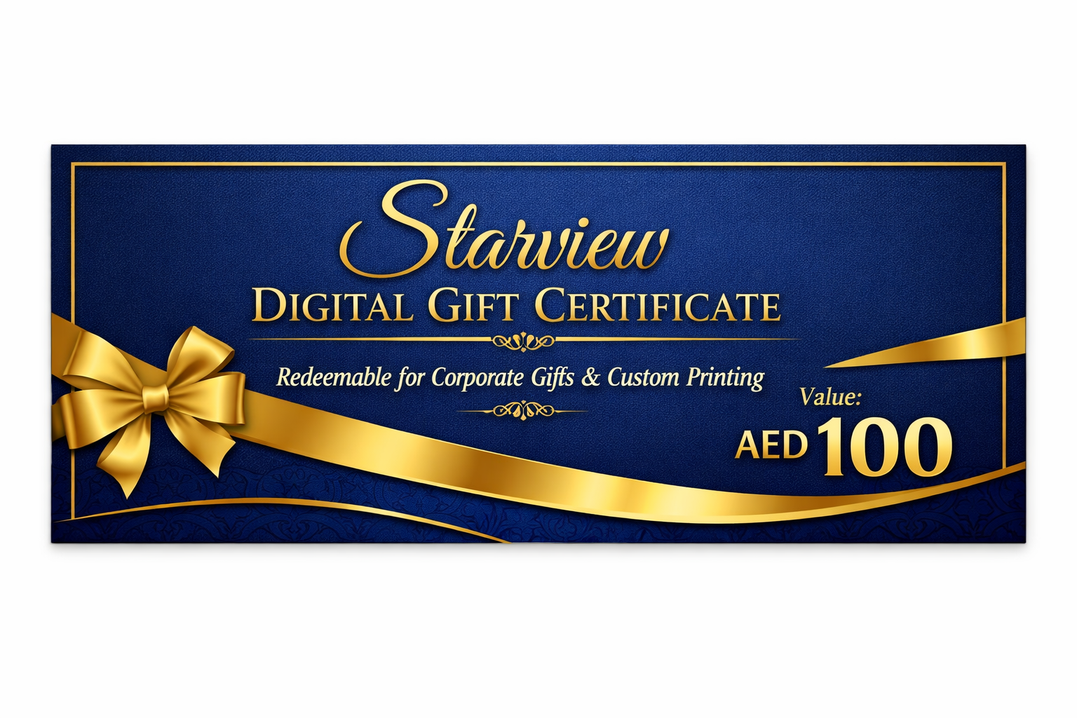 Starview Digital Gift Certificate – AED 100