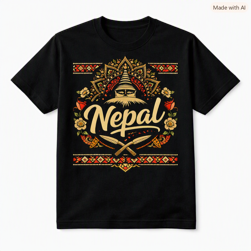 Stupa - Nepal Solidarity Tee