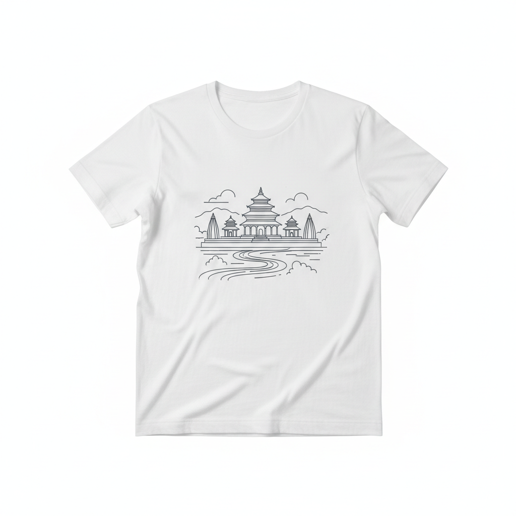 Barah Kshetra White Tee