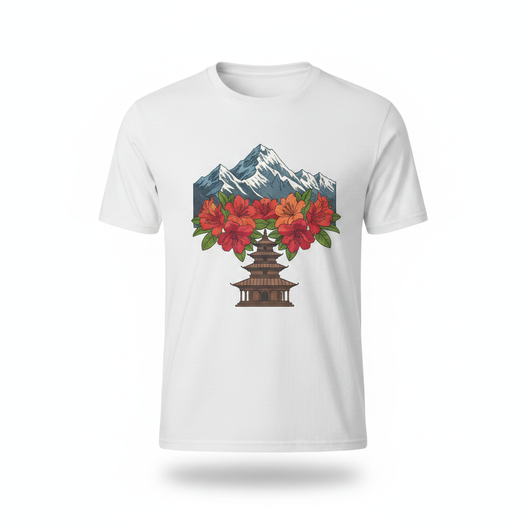 Rhododendron - Nepal Solidarity Tee