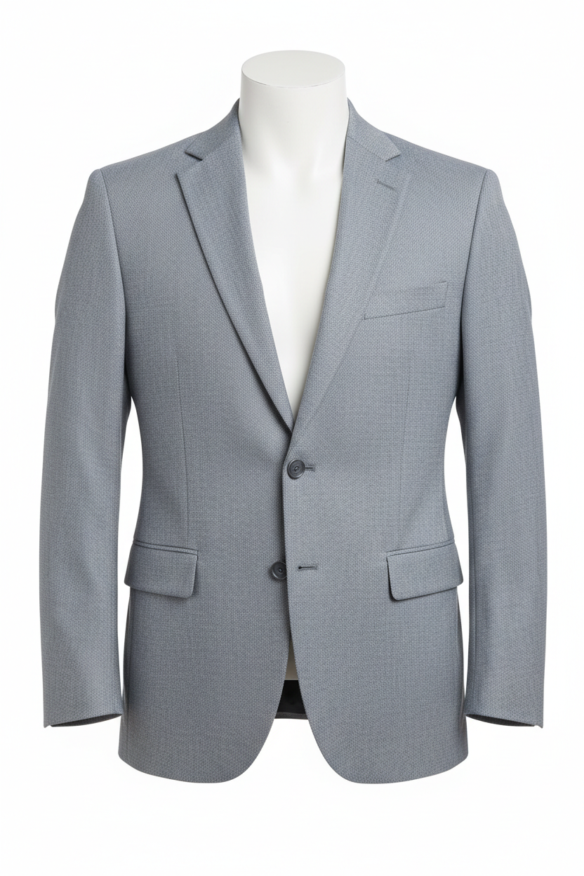 Starview Corporate Light Grey Herringbone Blazer