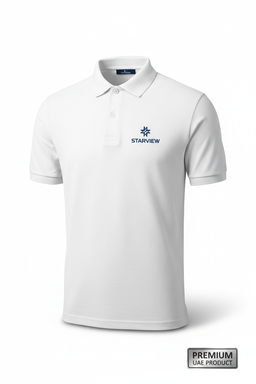 Starview Corporate White Polo