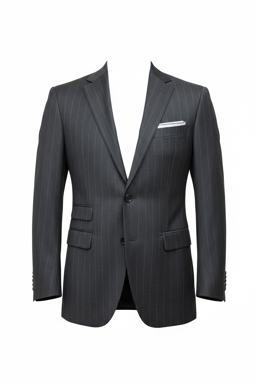 Starview Corporate Charcoal Pinstripe Blazer