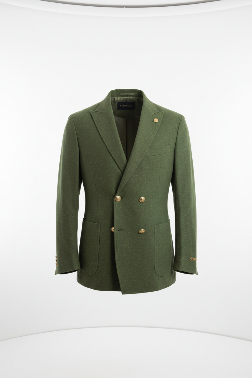 Starview Fashion Olive Green Blazer