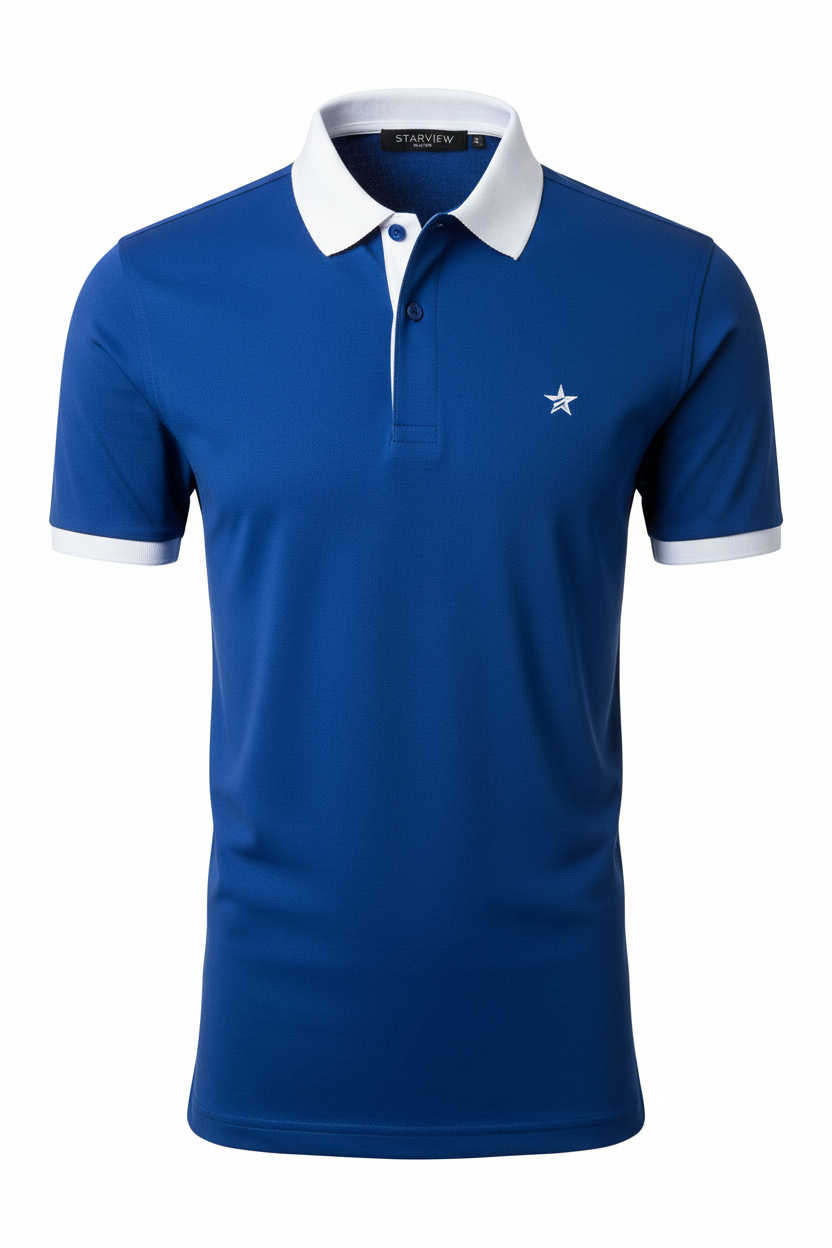 Starview Fashion Royal Blue Polo