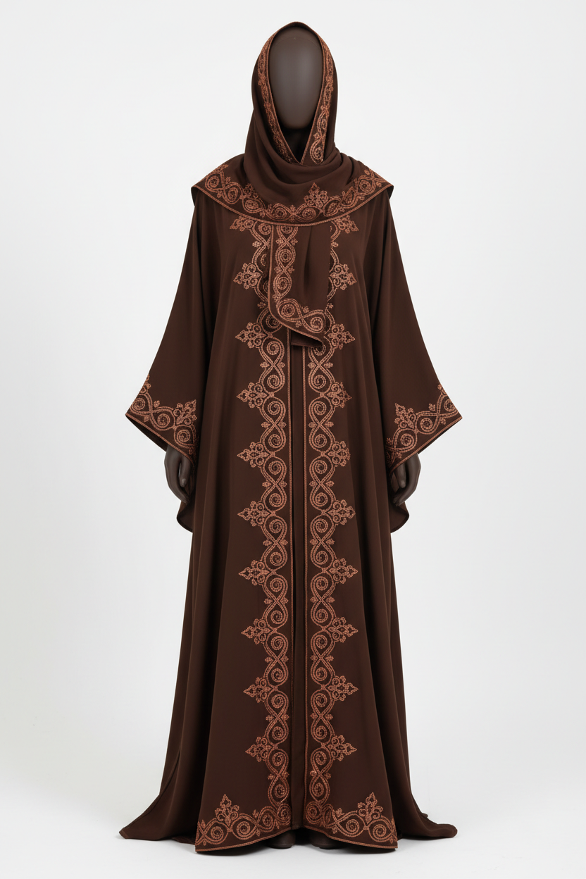 Jannat Brown Abaya