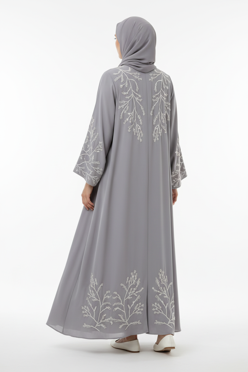 Jannat Grey Abaya