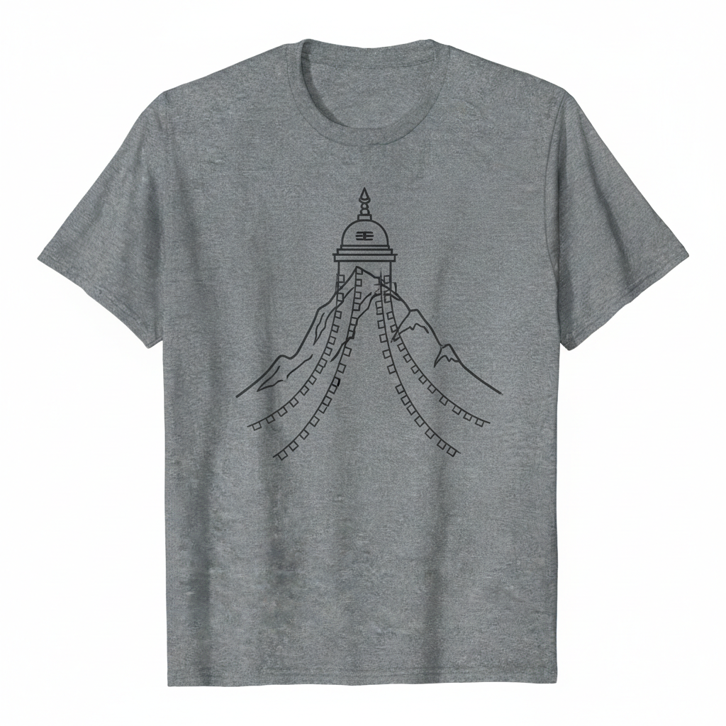 Saga Mahadev Grey Tee