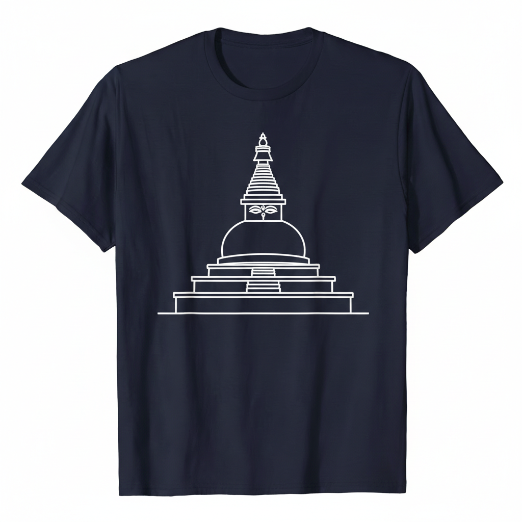 Stupa Dark Tee