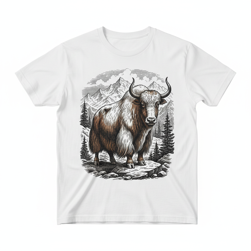 Yak White Tee v2