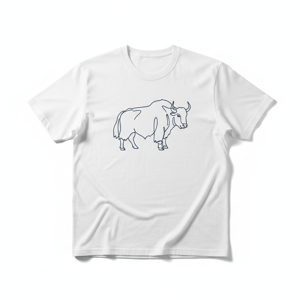Yak White Tee
